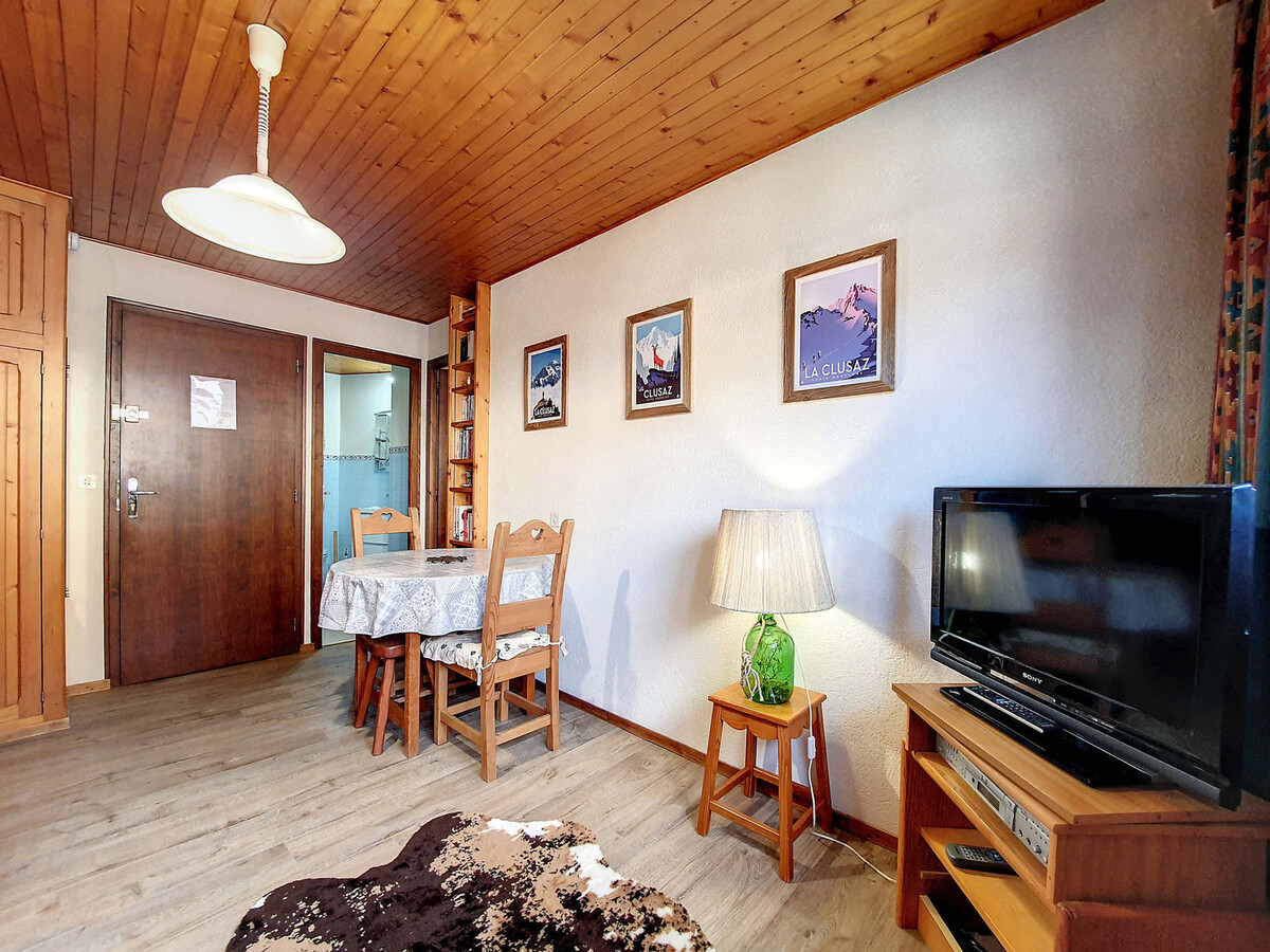 Studio 19 m² La Clusaz, 2 pers, animaux admis - Photo 3