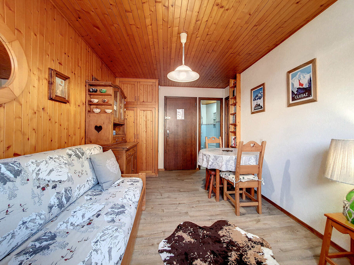 Studio 19 m² La Clusaz, 2 pers, animaux admis - Photo 4