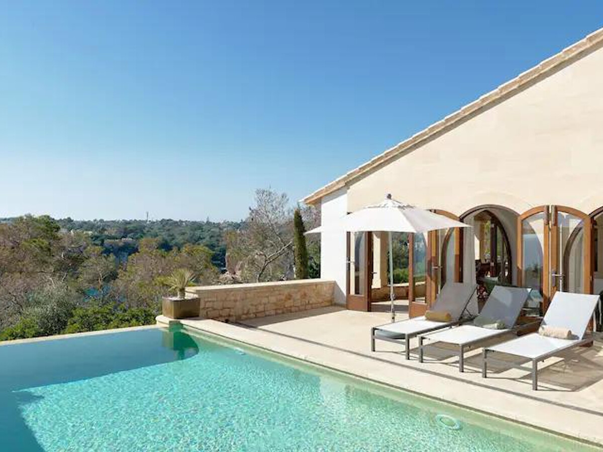 Villa Grand Bleu à Santanyí : 500m plage, piscine débordement - Photo 4
