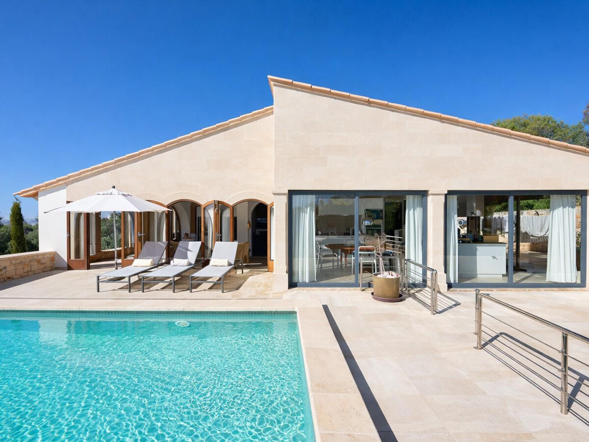 Villa Grand Bleu à Santanyí : 500m plage, piscine débordement - Photo 6