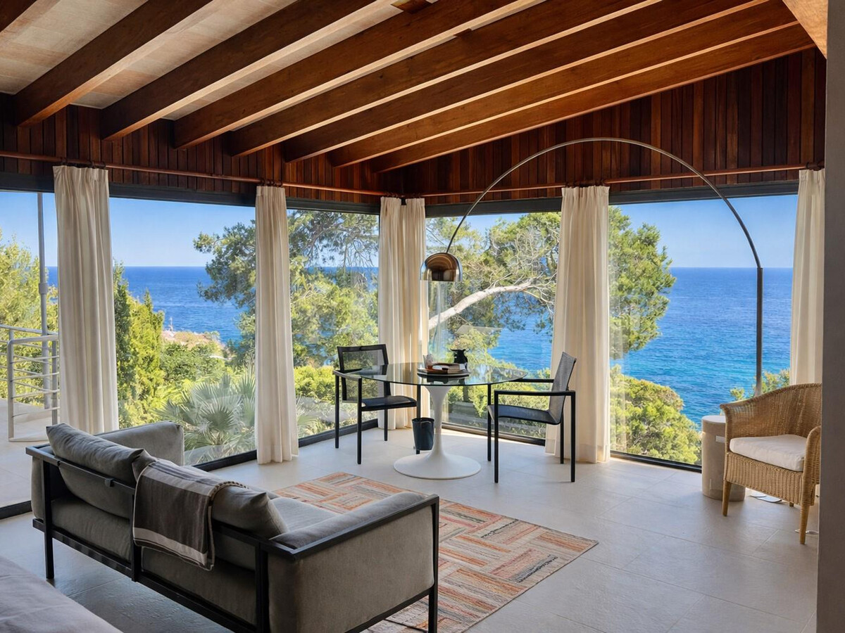 Villa Grand Bleu à Santanyí : 500m plage, piscine débordement - Photo 8