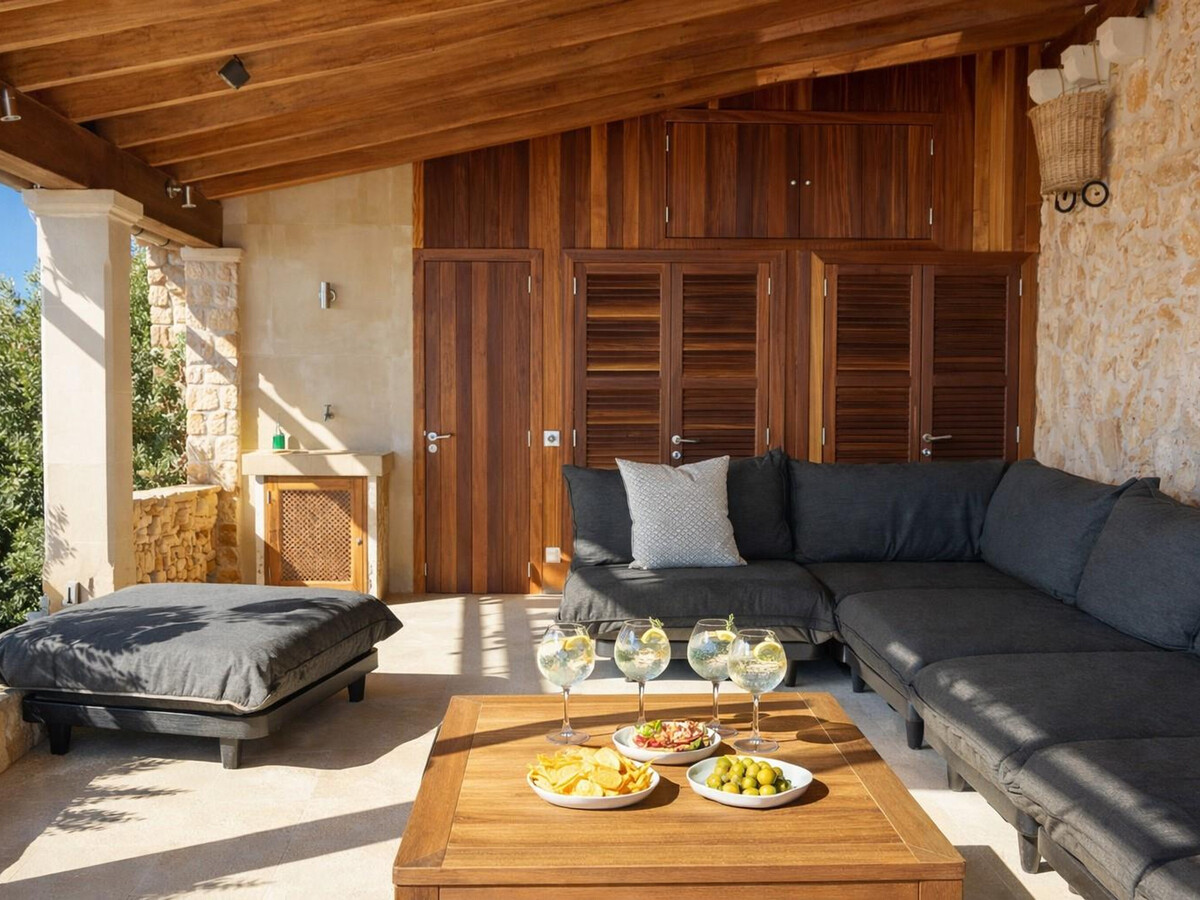 Villa Grand Bleu à Santanyí : 500m plage, piscine débordement - Photo 9