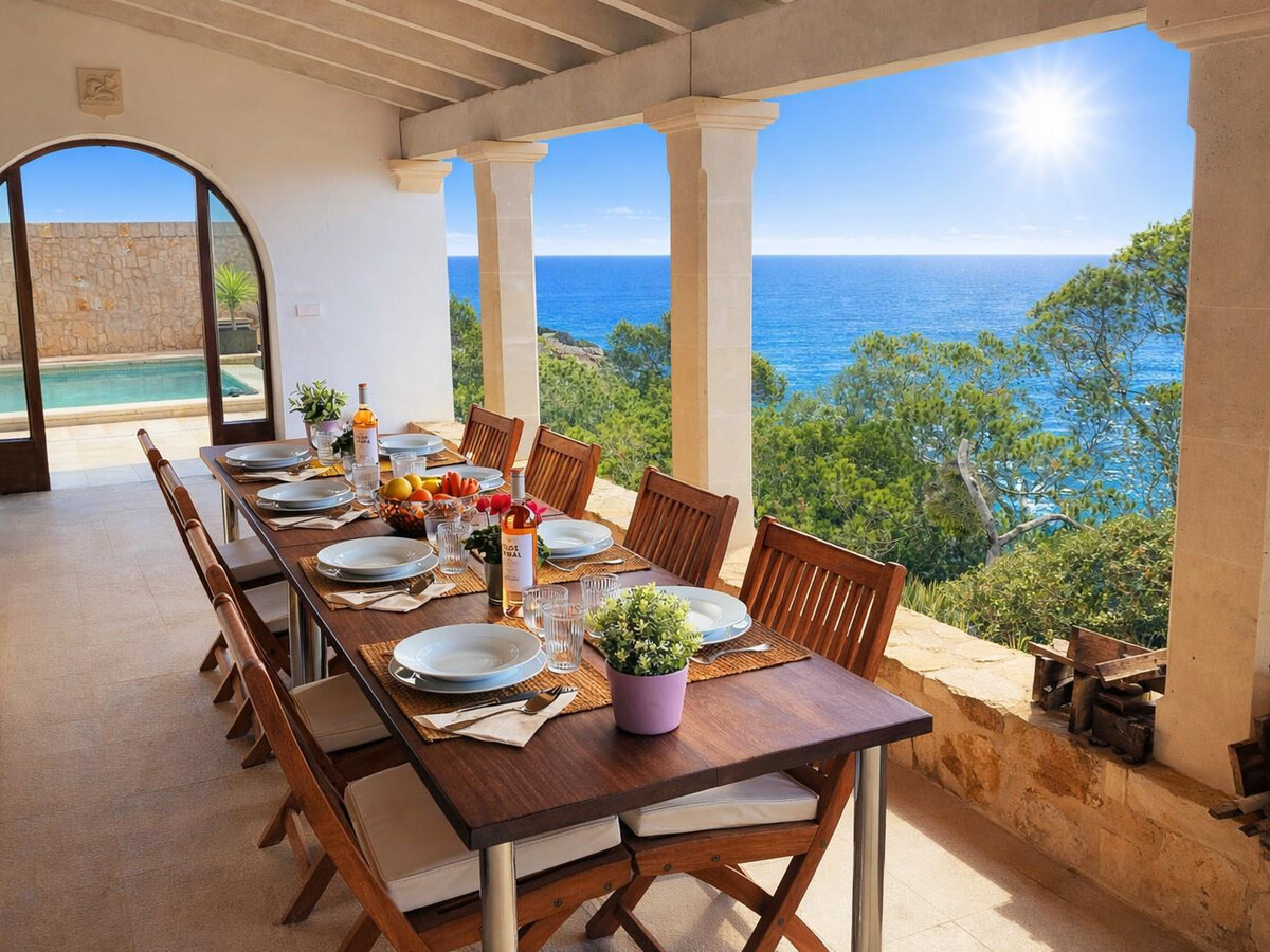 Villa Grand Bleu à Santanyí : 500m plage, piscine débordement - Photo 12
