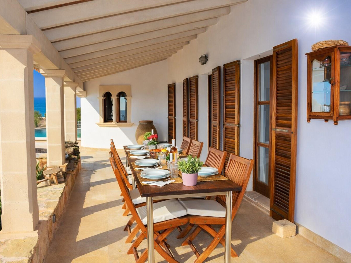 Villa Grand Bleu à Santanyí : 500m plage, piscine débordement - Photo 14