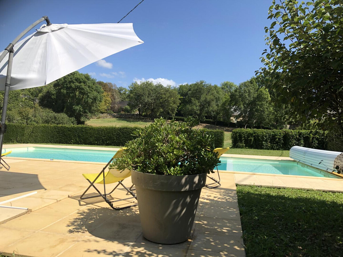 Maison périgourdine 6 pers, piscine chauffée à Terrasson - Photo 18