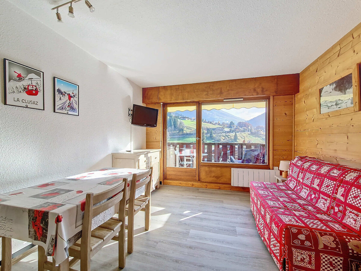 Studio 21 m² balcon Sud, garage, WiFi à La Clusaz - Photo 1