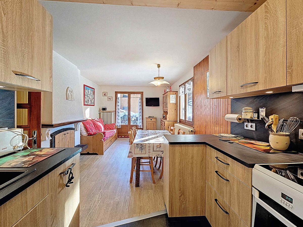 Appartement 4 pers La Clusaz, terrasse Sud et casier skis - Photo 4