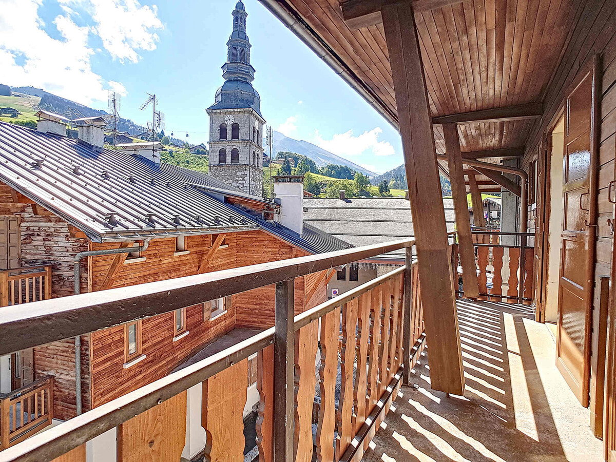 Appartement 4 pers La Clusaz, balcon et casier à skis - Photo 8