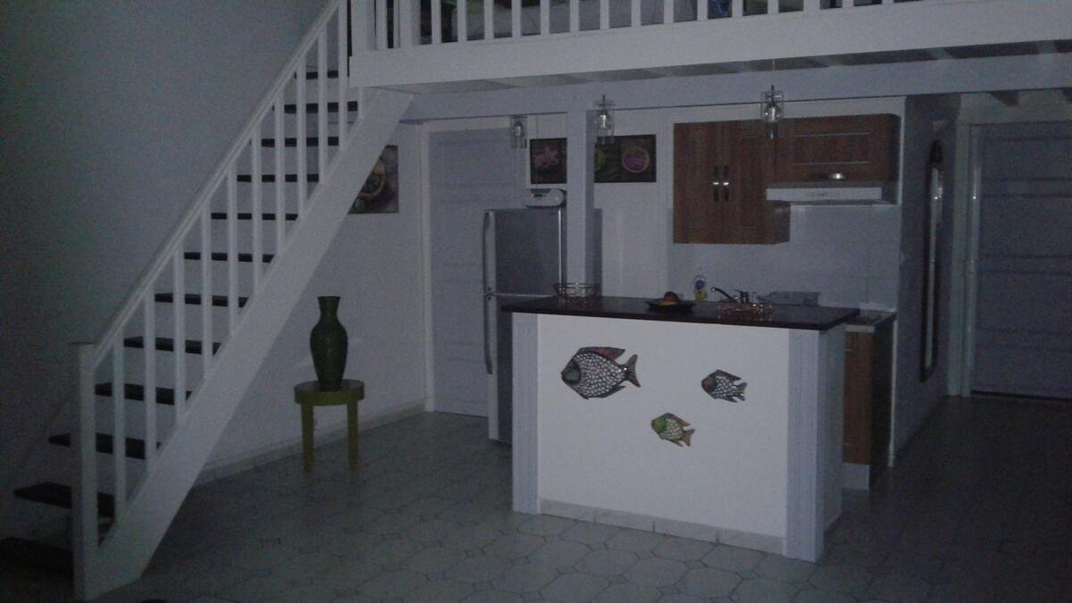 Appartement 90 m² Saint-François, terrasse avec vue mer - Photo 15