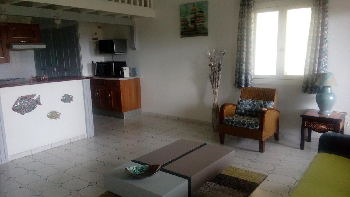 Appartement 90 m² Saint-François, terrasse avec vue mer - Photo 33