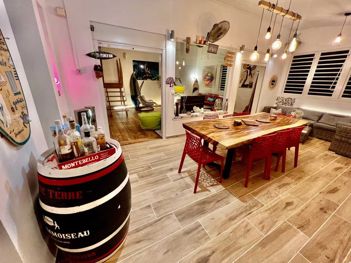 Appartement 136 m² Sainte-Anne, 10 pers, vue mer et jacuzzi - Photo 25