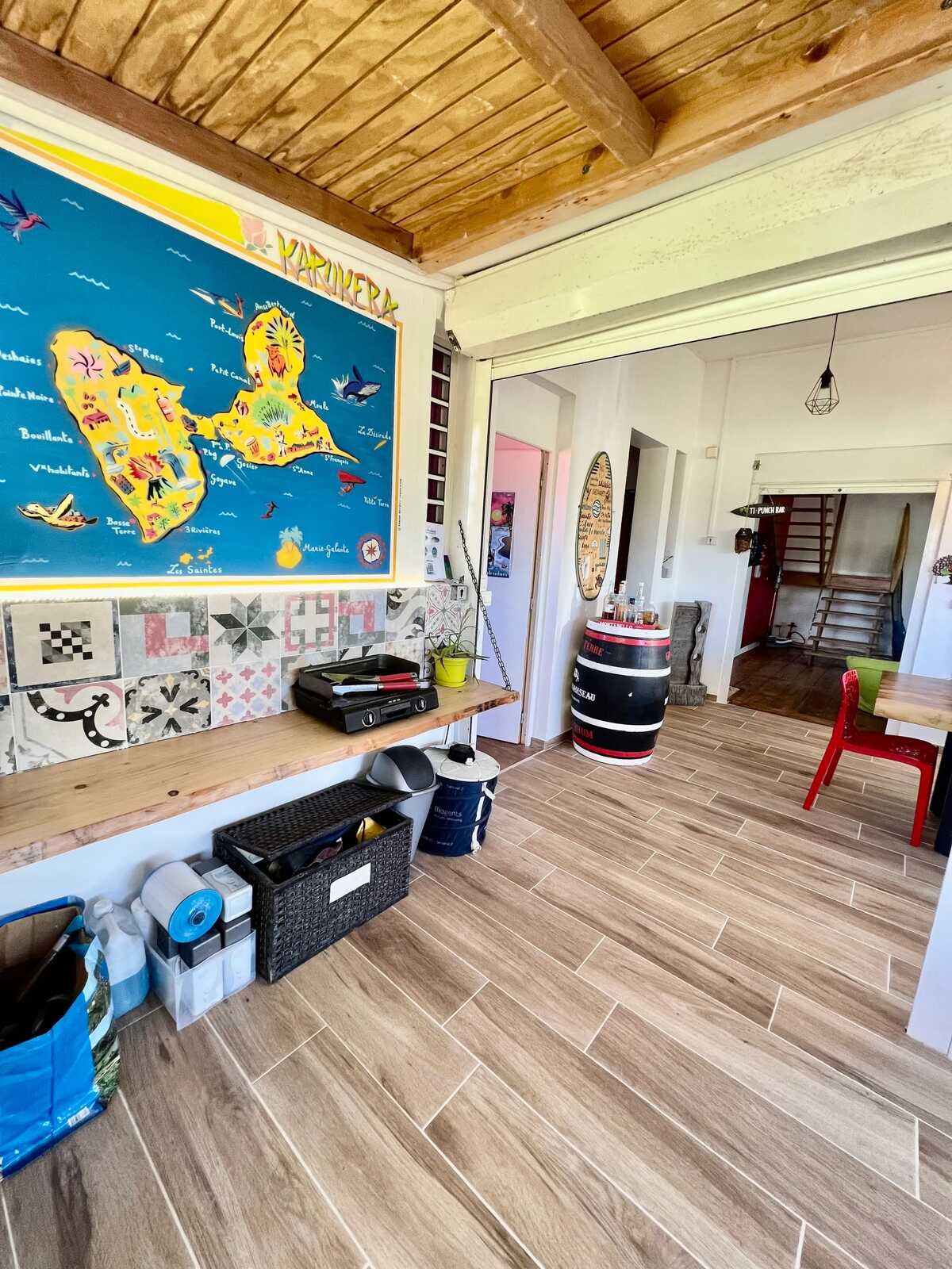 Appartement 136 m² Sainte-Anne, 10 pers, vue mer et jacuzzi - Photo 29