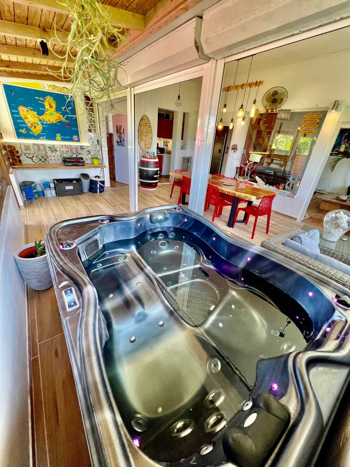 Appartement 136 m² Sainte-Anne, 10 pers, vue mer et jacuzzi - Photo 31