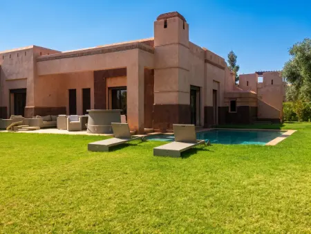 Villa avec piscine privée et vue montagne à Marrakech, 8 pers. : photo 2