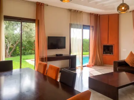 Villa avec piscine privée et vue montagne à Marrakech, 8 pers. : photo 3