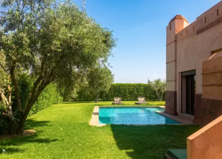 Villa avec piscine privée et vue montagne à Marrakech, 8 pers. : photo 8