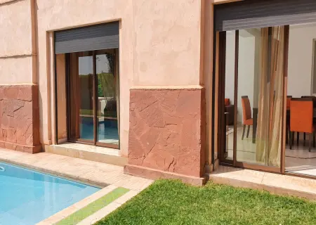 Villa avec piscine privée et vue montagne à Marrakech, 8 pers. : photo 11