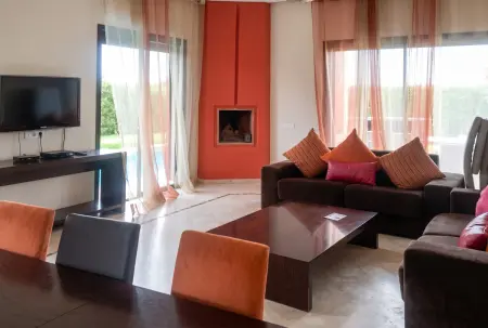 Villa avec piscine privée et vue montagne à Marrakech, 8 pers. : photo 12