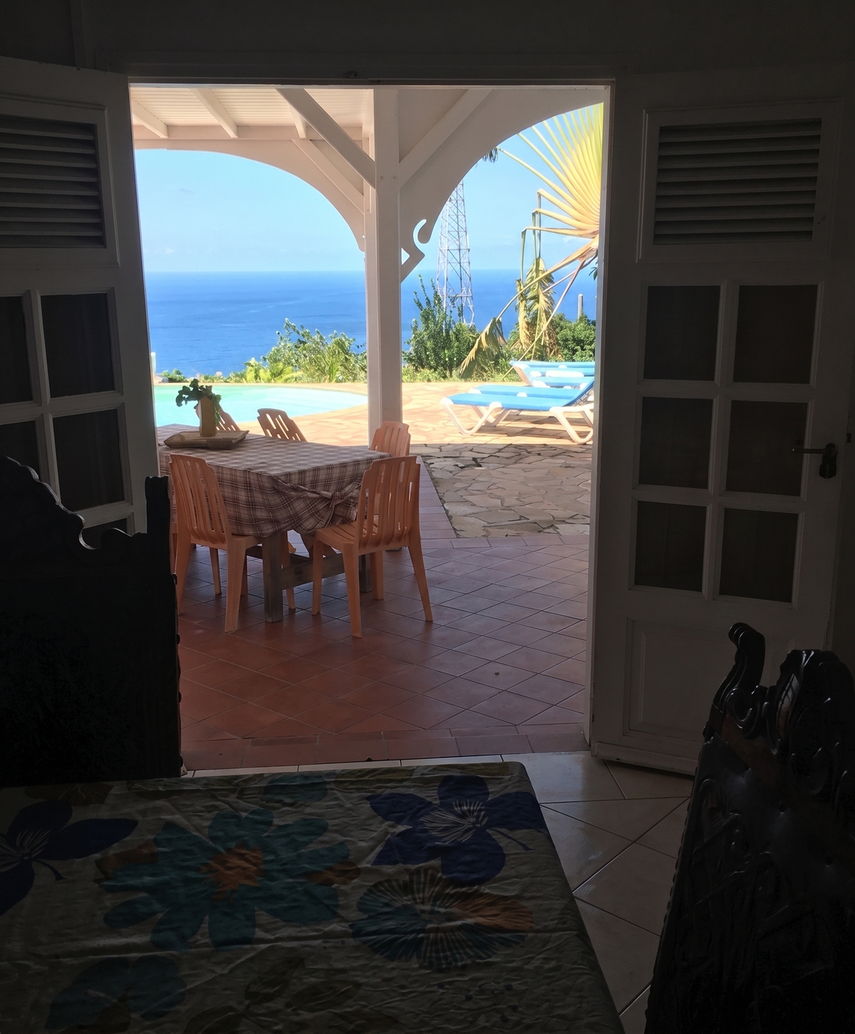 Villa 6 pers. avec piscine privée et vue mer au Carbet - Photo 9