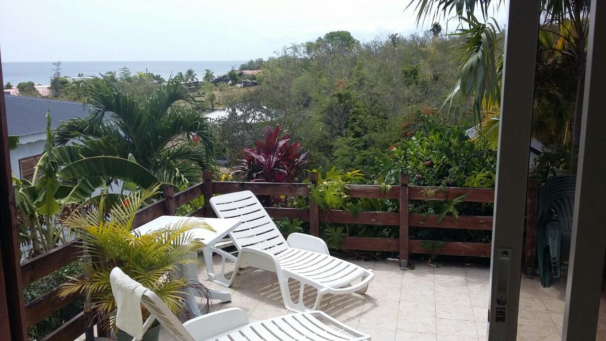 Studio vue mer avec jardin à Marigot - Photo 7