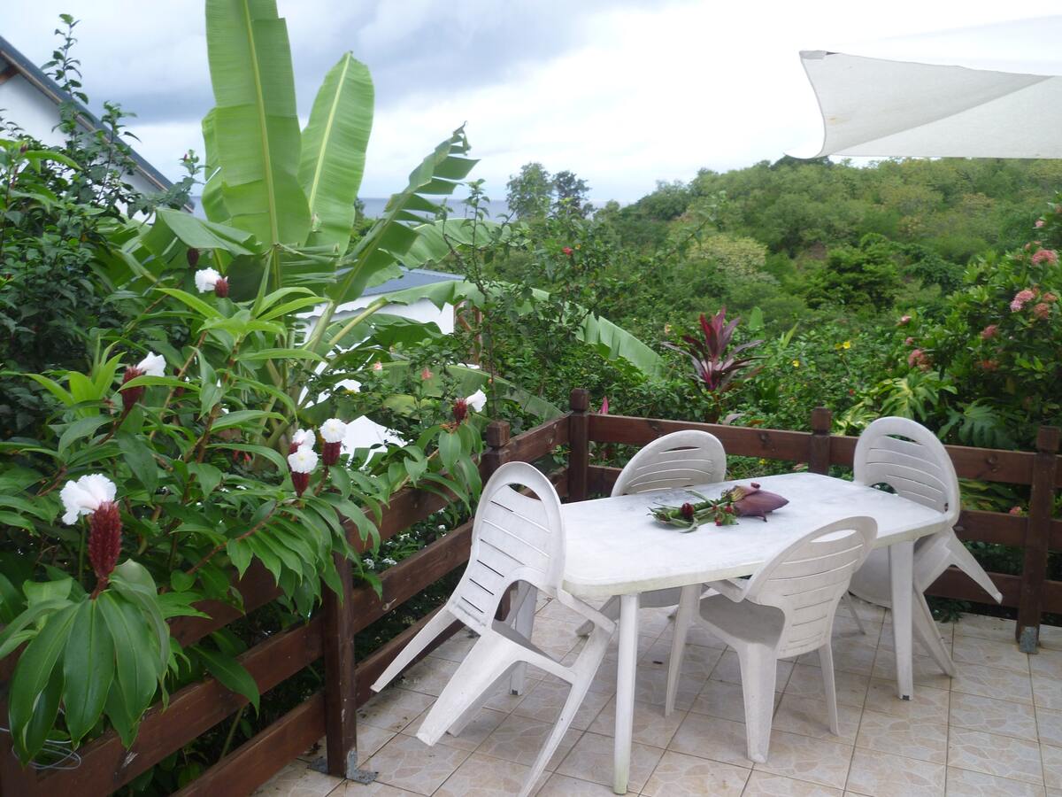Studio vue mer avec jardin à Marigot - Photo 8