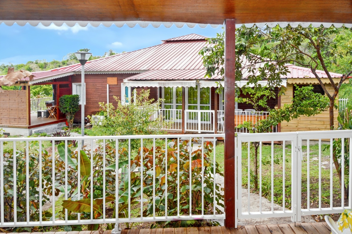 Bungalow 5 pers. vue mer et terrasse à Bouillante - Photo 4