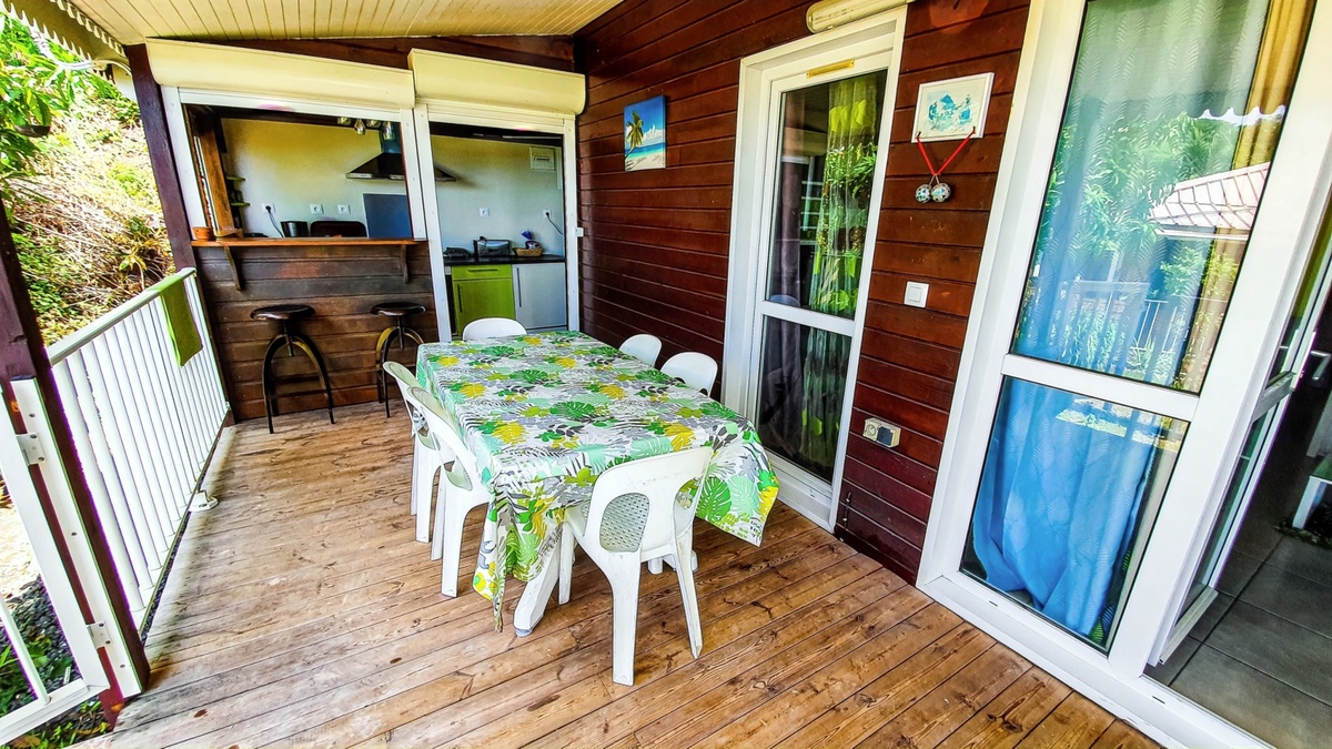 Bungalow 5 pers. vue mer et terrasse à Bouillante - Photo 23