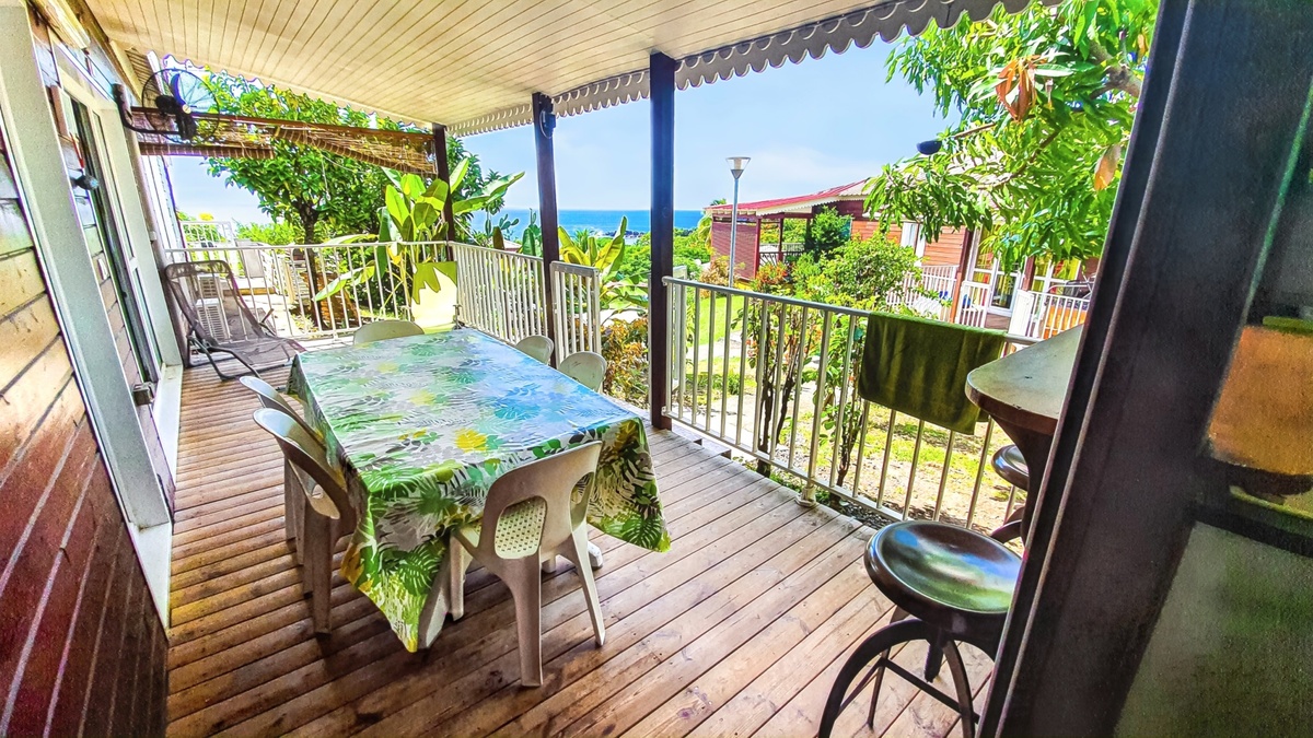 Bungalow 5 pers. vue mer et terrasse à Bouillante - Photo 24