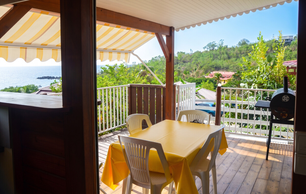 Bungalow 4 pers. à Bouillante, terrasse vue mer à 5 min de plage - Photo 8