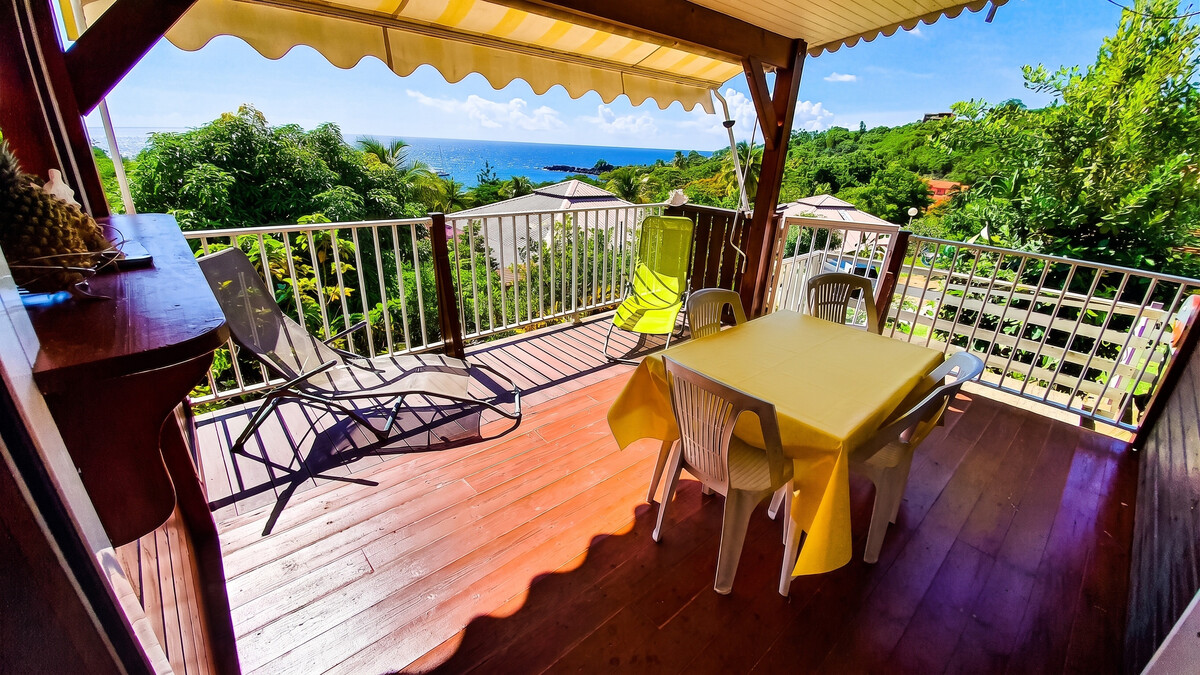 Bungalow 4 pers. à Bouillante, terrasse vue mer à 5 min de plage - Photo 24