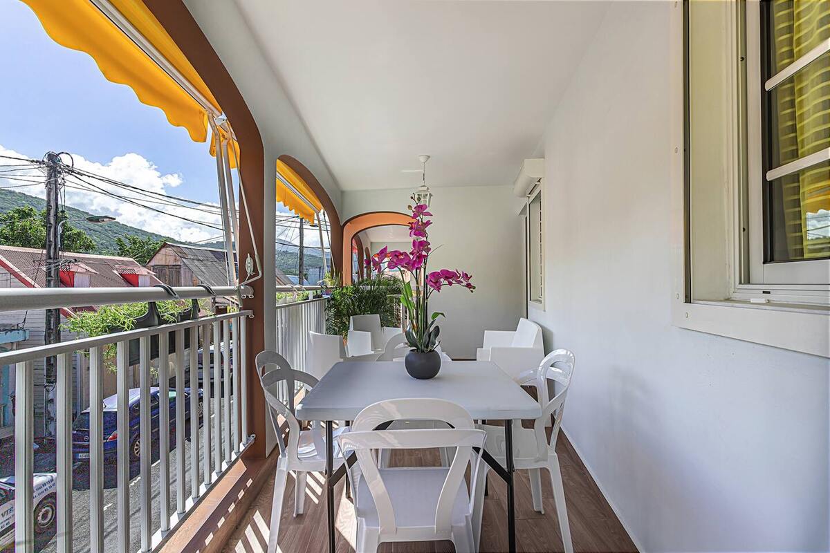 Villa avec piscine privée et vue montagne à Pointe-Noire - Photo 7