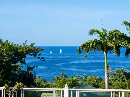 Maison avec piscine partagée et vue mer à Pointe-Noire, 6 pers. : photo 2