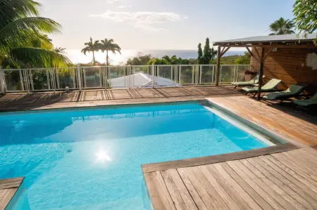 Maison avec piscine partagée et vue mer à Pointe-Noire, 6 pers. : photo 9