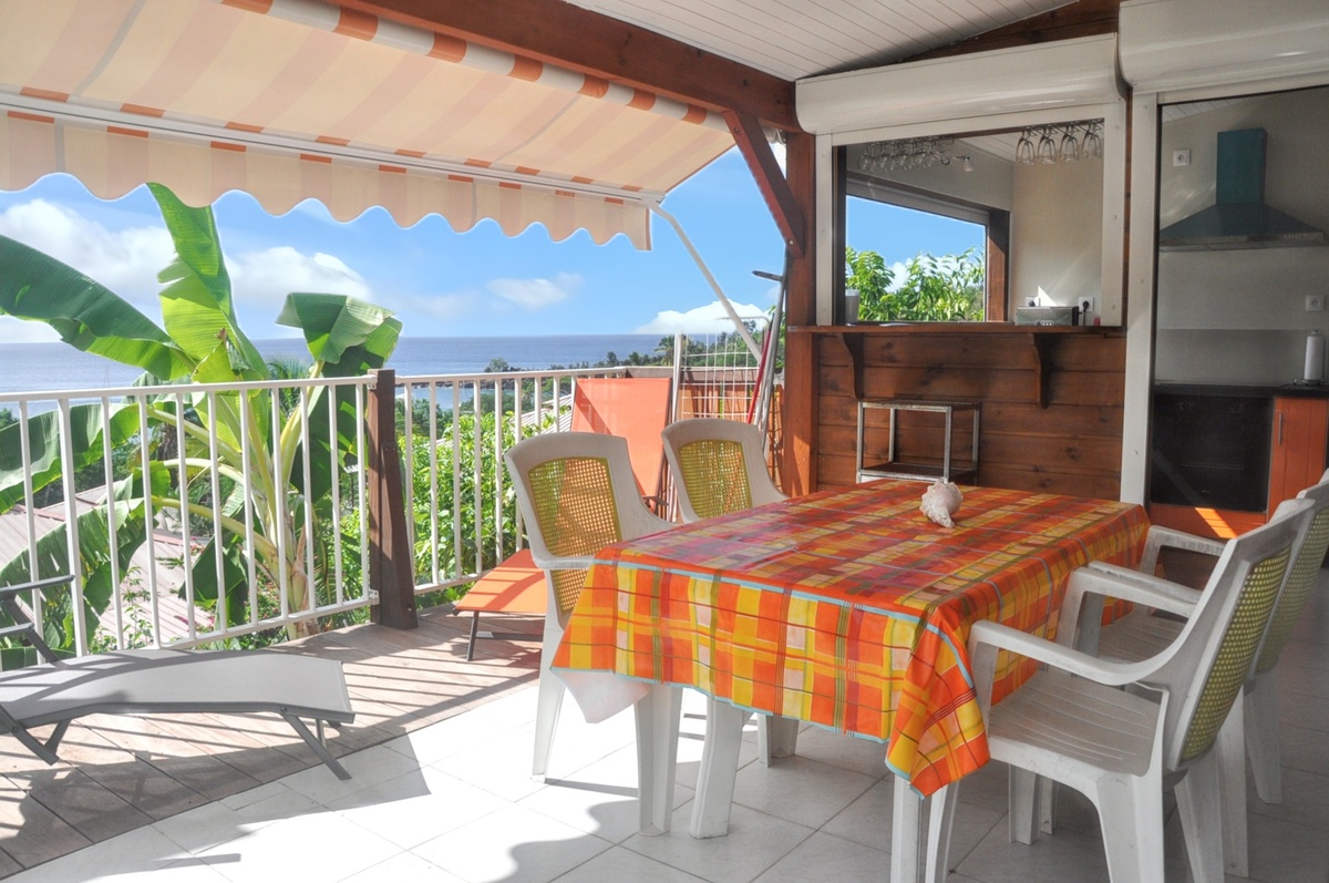 Bungalow 4 pers. à Bouillante avec vue mer et terrasse - Photo 1
