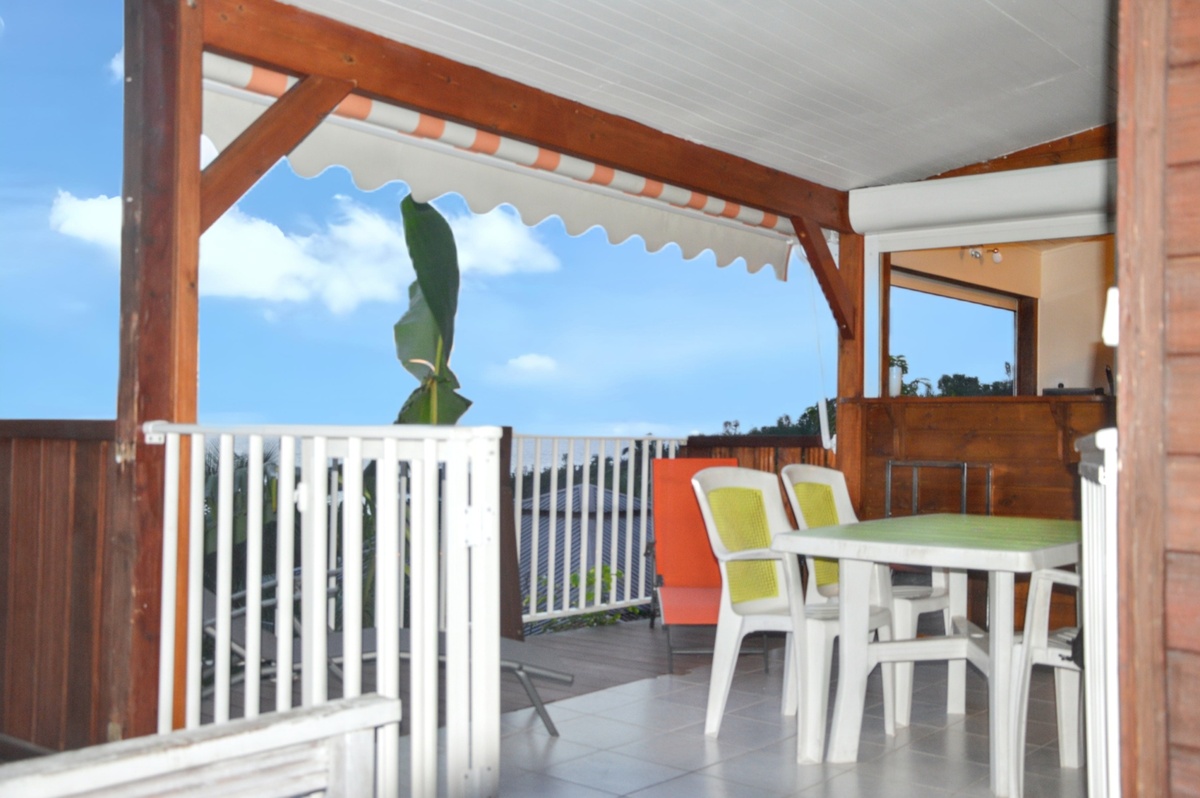 Bungalow 4 pers. à Bouillante avec vue mer et terrasse - Photo 3