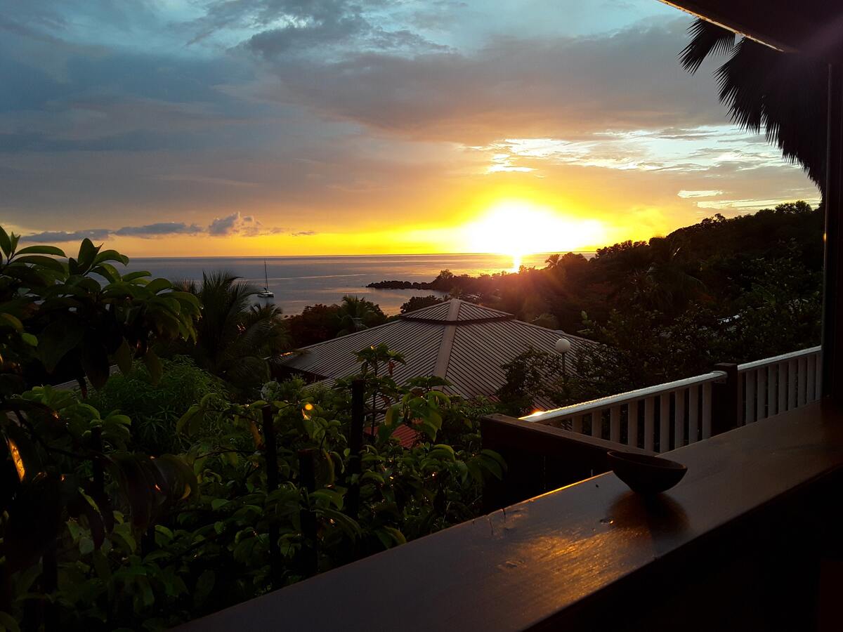 Bungalow 4 pers. à Bouillante avec vue mer et terrasse - Photo 6