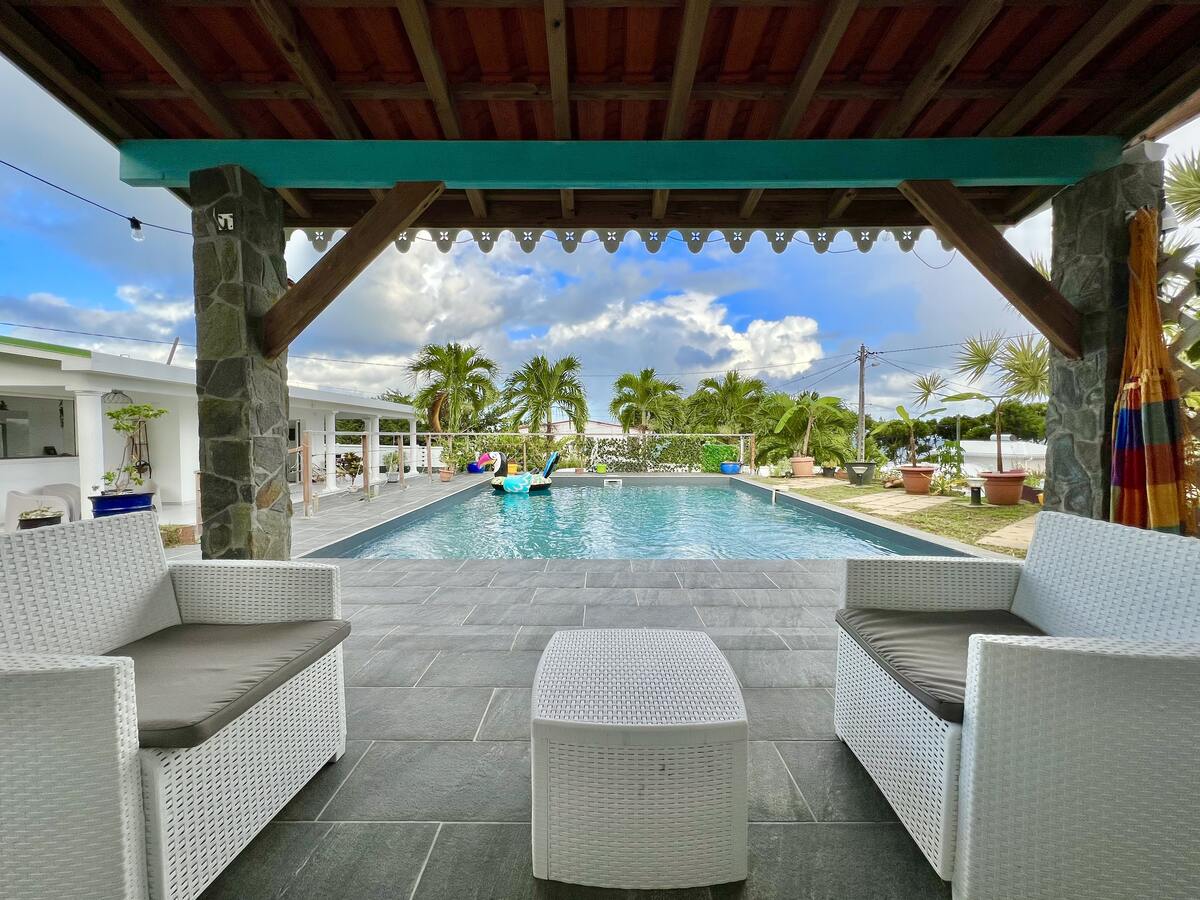 Villa 3 chambres avec piscine privée au Diamant - Photo 2