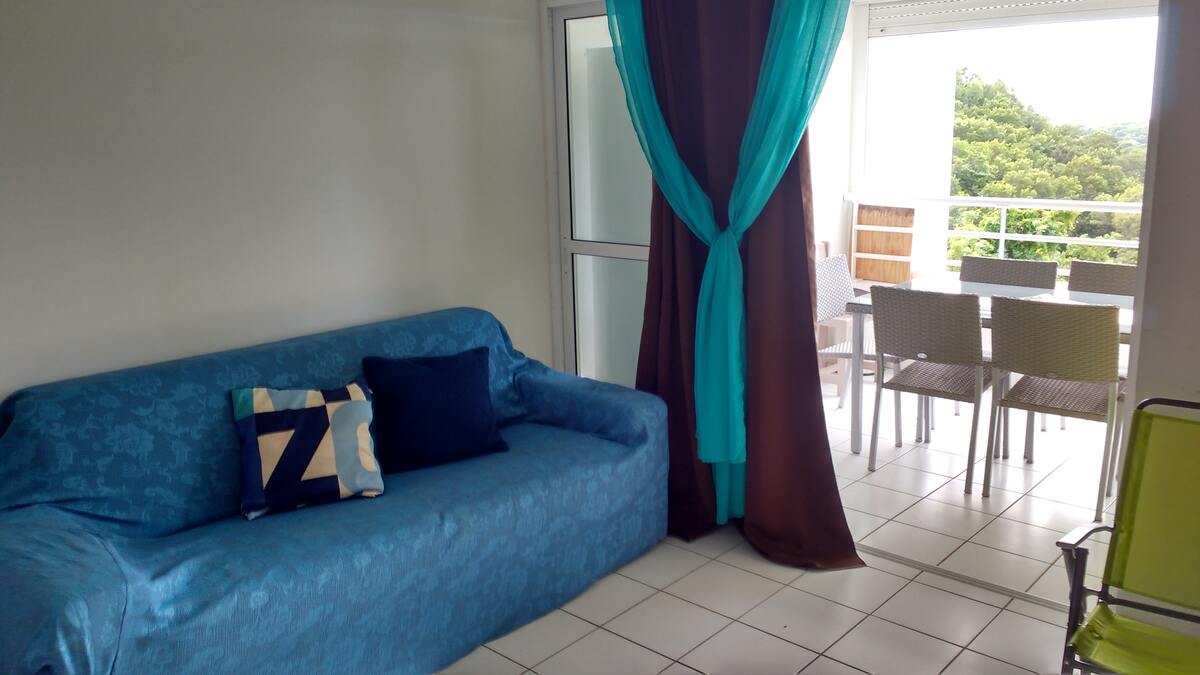 Appartement 43 m² vue mer à Sainte-Anne, piscine - Photo 4