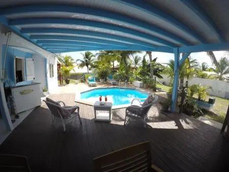 Villa ensoleillée avec piscine privée à Saint-François - Photo 18