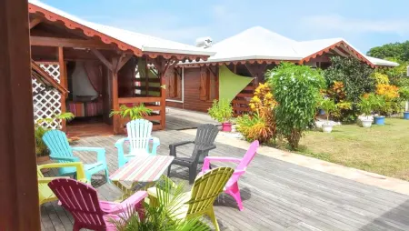 Location bungalow à Saint François, Bungalow charmant à Saint-François avec jardin