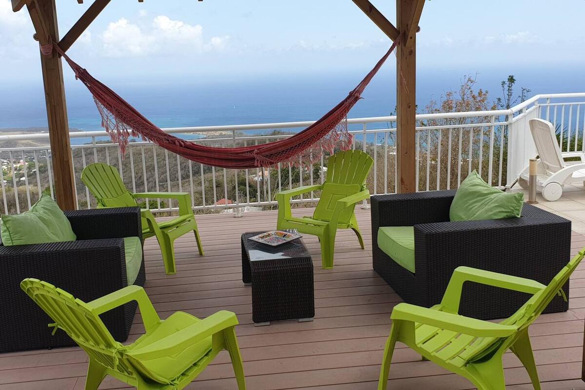 Villa avec piscine privée et vue mer au Diamant, Martinique - Photo 3