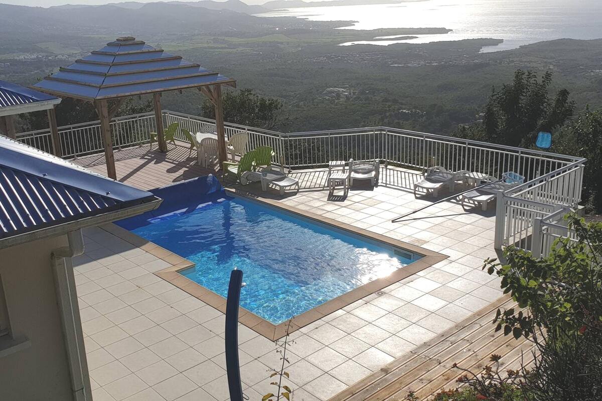 Villa avec piscine privée et vue mer au Diamant, Martinique - Photo 5