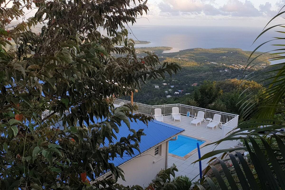 Villa avec piscine privée et vue mer au Diamant, Martinique - Photo 22