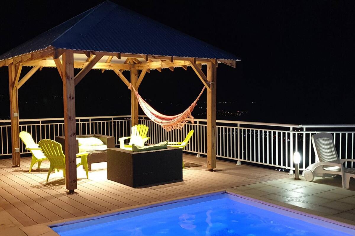 Villa avec piscine privée et vue mer au Diamant, Martinique - Photo 24