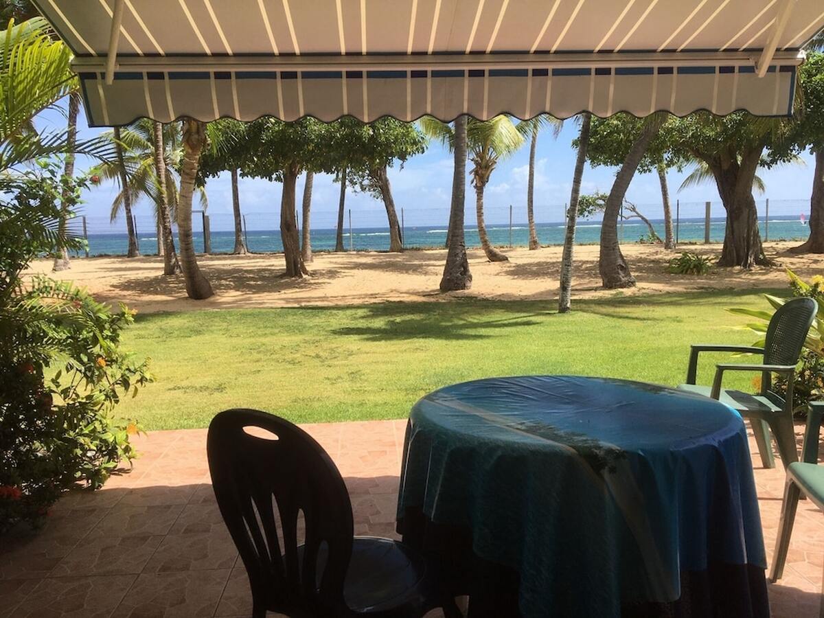 Appartement 38 m² vue mer au Moule, terrasse et barbecue - Photo 1