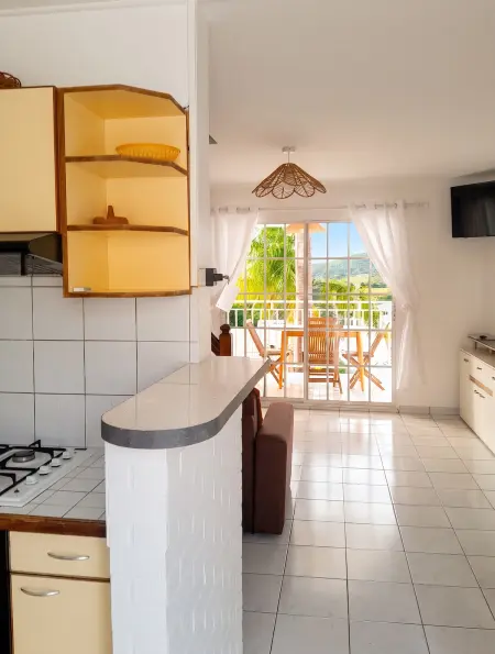 Studio Sainte-Anne avec piscine partagée et terrasse, Martinique : photo 8