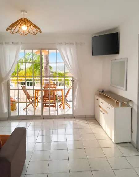 Studio Sainte-Anne avec piscine partagée et terrasse, Martinique : photo 14