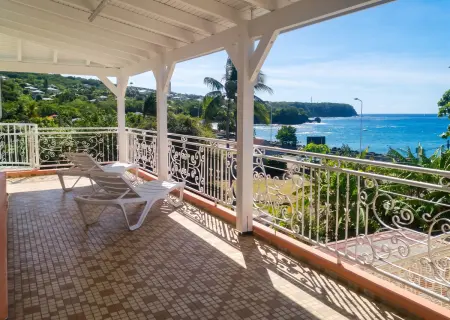 Appartement vue mer, terrasse et barbecue à Deshaies, 48 m² : photo 11