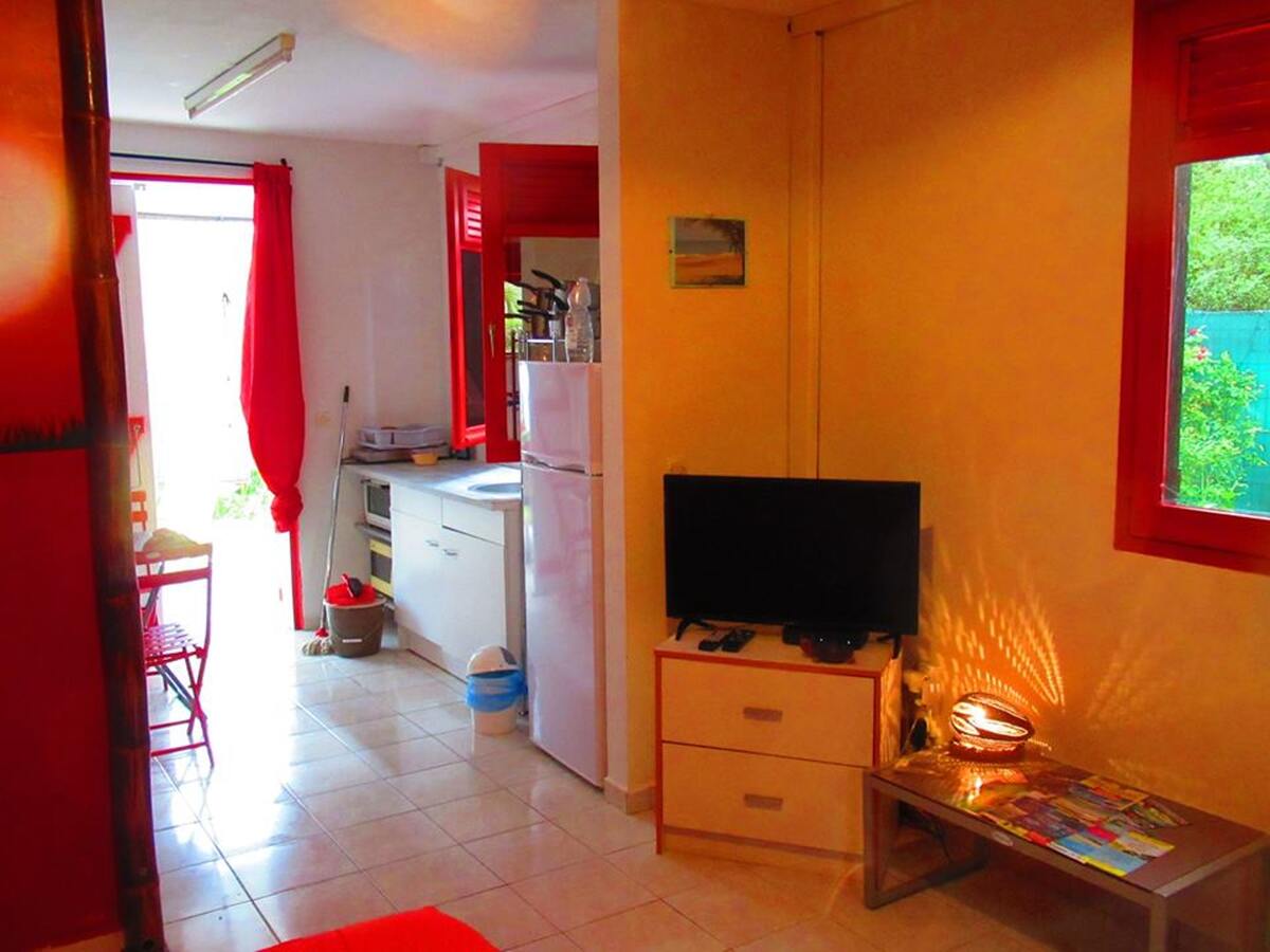 Studio 37 m² à Sainte-Anne, jardin clôturé et terrasse - Photo 5