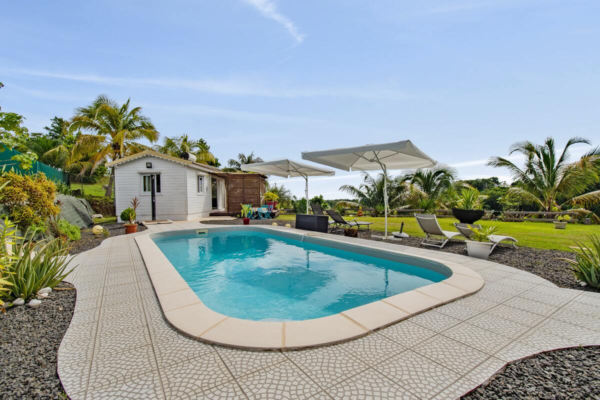 Bungalow avec piscine partagée et terrasse vue à Petit Bourg - Photo 1